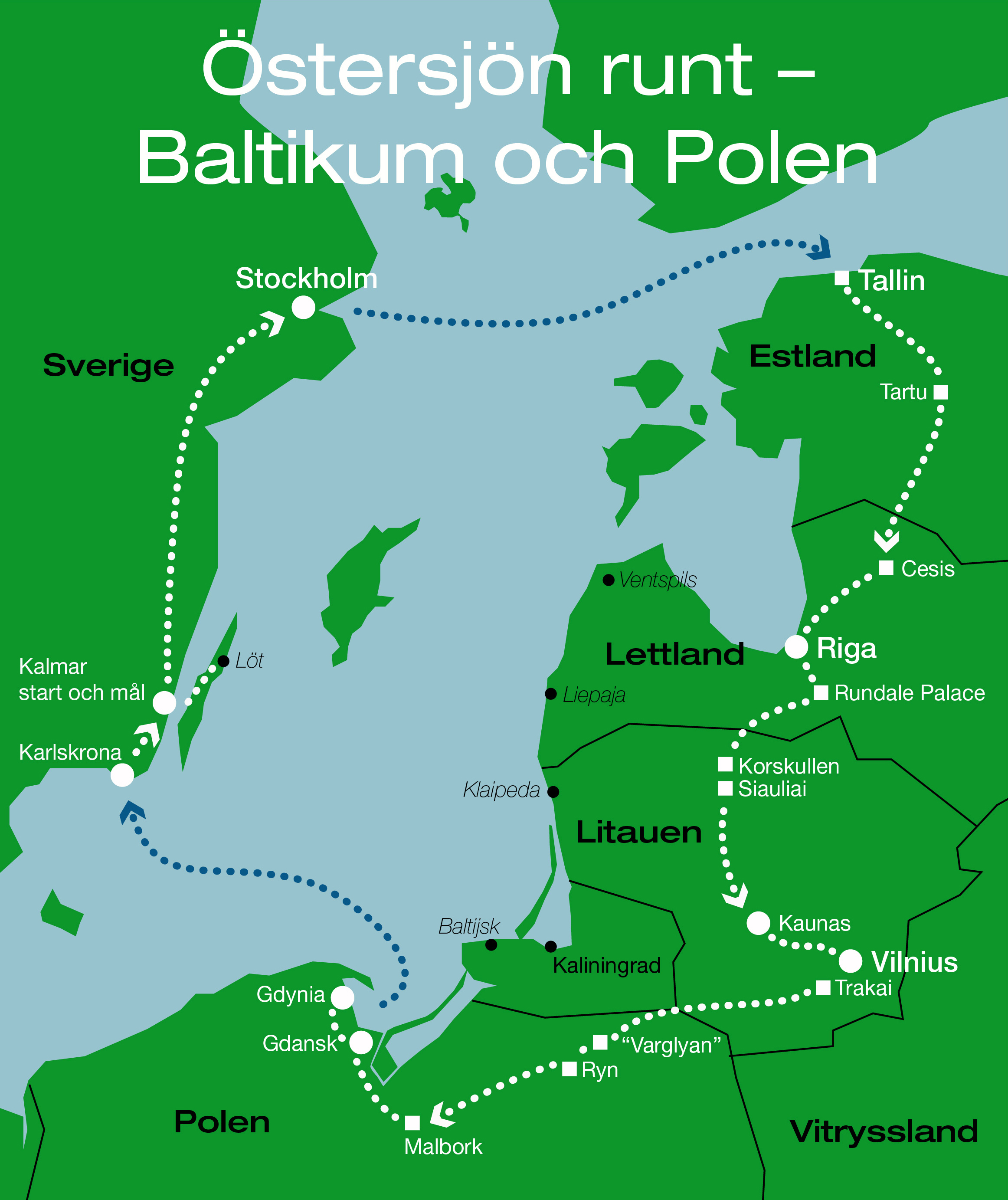 Östersjön runt – Baltikum & Polen | Tomas Buss Öland