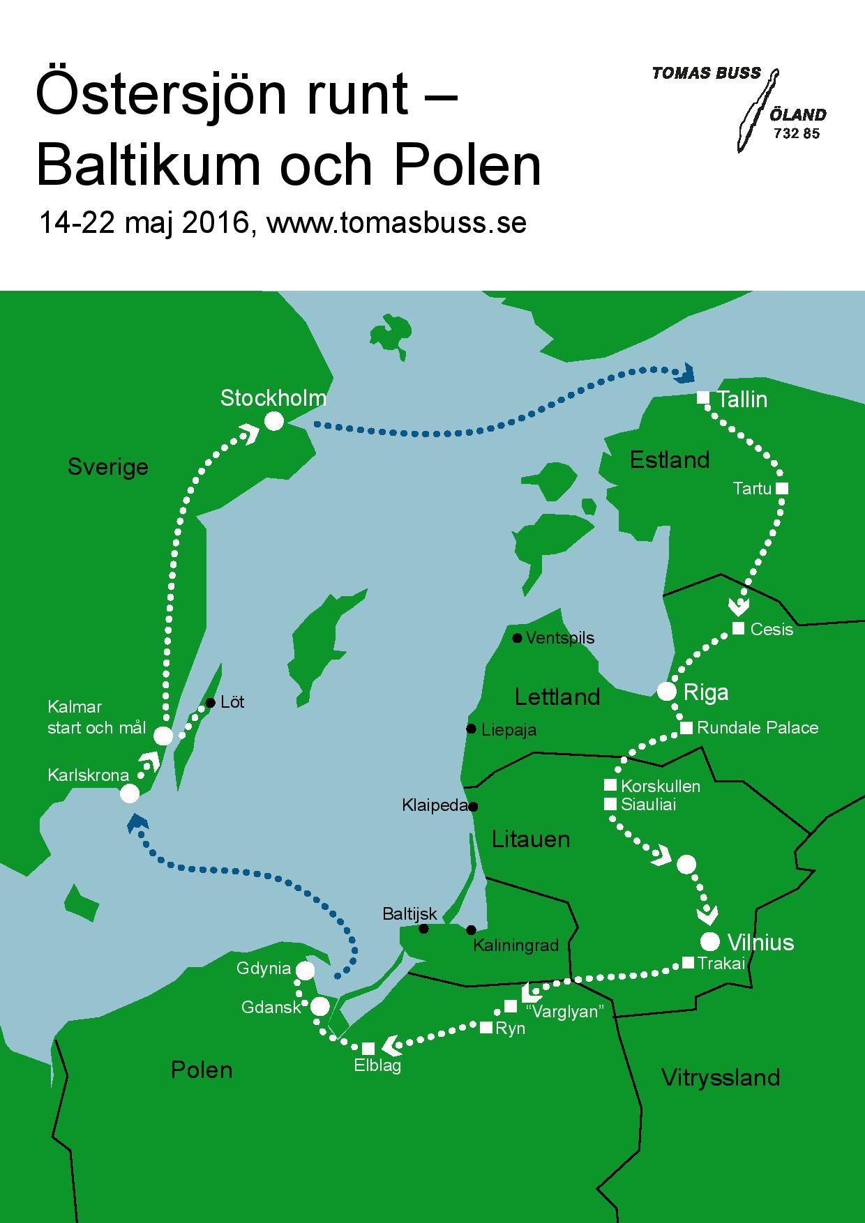 Östersjön runt – Baltikum & Polen | Tomas Buss Öland